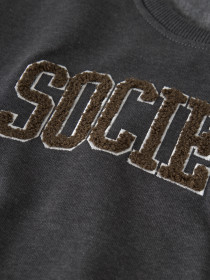 NAME IT Sweatshirt Robbie Dark Grey Melange
